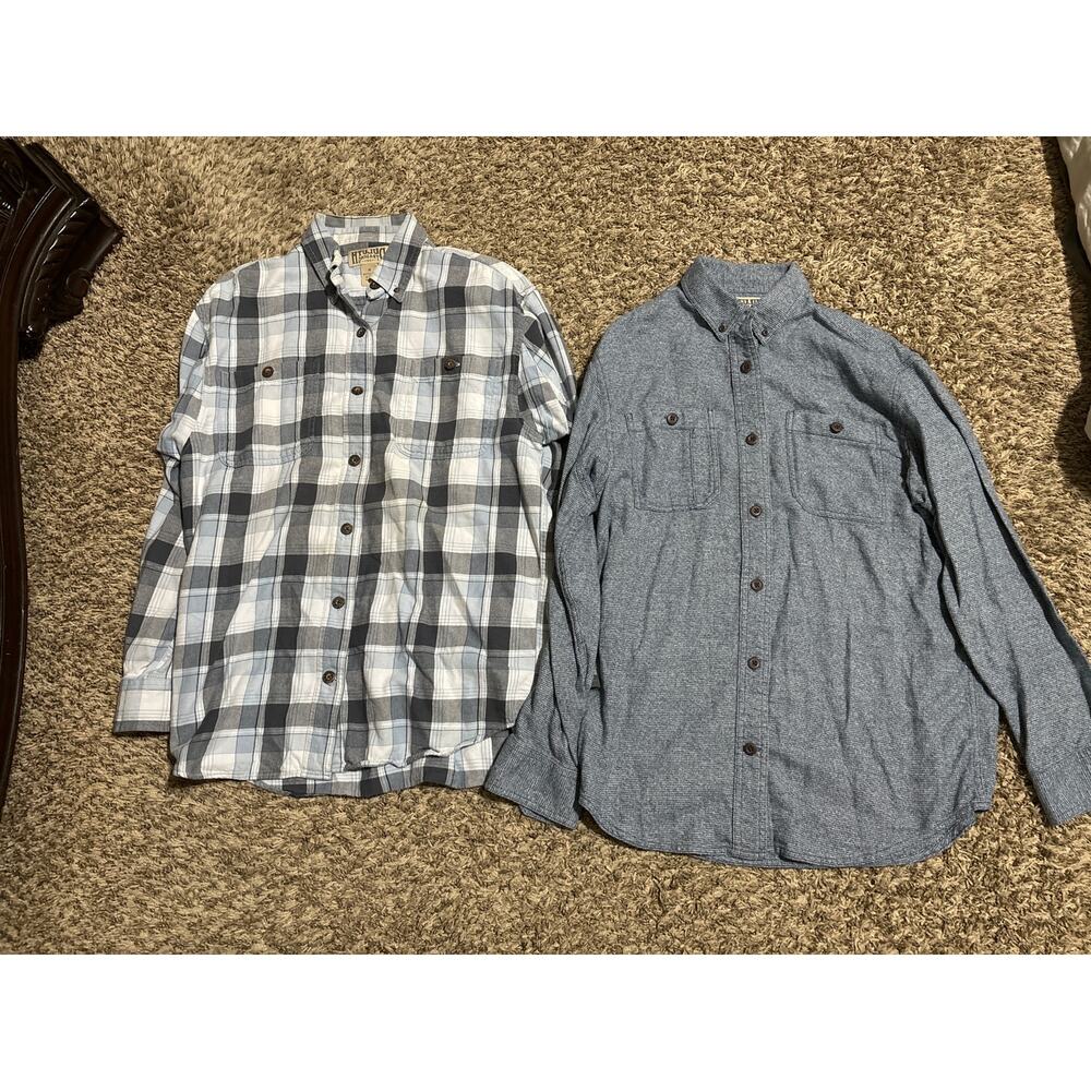 Duluth Trading Co M Button Down Top Shirt Bundle